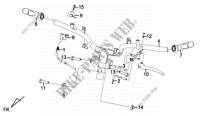 CABLE SWITCH HANDLE LEAVER for SYM ALLO GT 50 (25 KMH) (AJ05W9-NL) (L3-L4) 2014