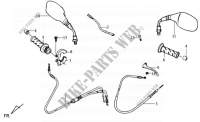 BRAKE CABLE.BACK MIRROR for SYM MASK 50 (BF05W2-6) (K3) 2003