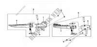 RIGHT LEFT FOOTPEGS for SYM MIO 50 (25 KMH) (HU05W9-6) (K9) 2009
