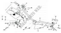 STEERING HANDLE  for SYM MIO 50 (25 KMH) (HU05WBH-6) (L5-L6) 2005