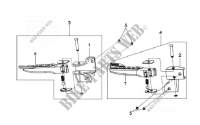 RIGHT LEFT FOOTPEGS for SYM MIO 50 (45 KMH) (HU05W8-6) (K9) 2009