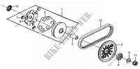 MOVABLE DRIVE FACE for SYM MIO 50 (HU05W6-6) (K6-K8) 2006