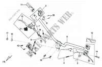 STEERING HANDLE  for SYM MIO 50 (HU05WD-S) (L1-L4) 2011