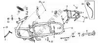 CHASSIS for SYM SHARK 50 (BS05W-6) 1999