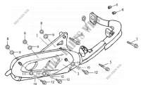 EXHAUST PIPE for SYM SHARK 50 (BS05W-6) 1999