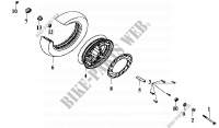 FRONT WHEEL for SYM SHARK 50 (BS05W-6) 1999