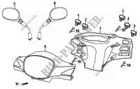 HANDLE PIPE   HANDLE COVER for SYM SYMPHONY 50 (25KMH) (AY05W-6) (K9) 2009