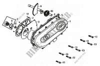 LEFT CRANKCASE COVER for SYM SYMPHONY 50 (25KMH) (AY05W-6) (K9) 2009