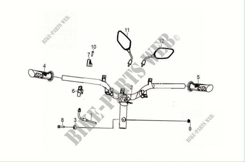 CABLE   SWITCH   HANDLE LEVER for SYM SYMPHONY 50 (XF05W1-EU) (E5) (M1) 2021