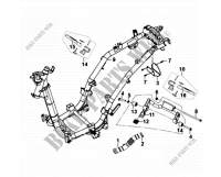 FRAME BODY   ENGINE HANGER for SYM SYMPHONY SR 50 (AZ05W8-NL) (L8) 2018