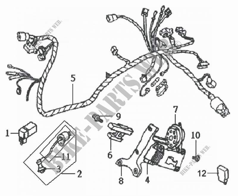 WIRE HARNESS for SYM DD50 (FT05V3-6) (K6) 2006