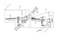 RIGHT LEFT FOOTPEGS for SYM MIO 100 (HU10W8-T) (K7-L1) 2007