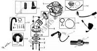 CARBURETOR ASSEMBLY / INNER PIPE ASSEMBLE for SYM MIO 100 (HU10WC-6) (L0-L5) 2010