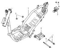 CHASSIS for SYM DD50 (FT05W-6) (K2-K4) 2004
