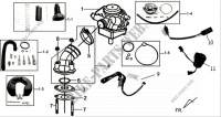 CARBURETOR ASSEMBLY / INNER PIPE ASSEMBLE for SYM MIO 100 (HU10WCH-6) (L6) 2016