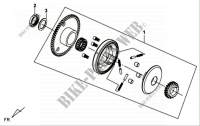 STARTING CLUTCH OUTER for SYM MIO 100 (HU10WCH-6) (L6) 2016