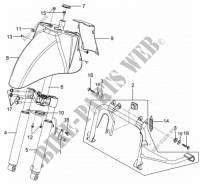 FORK   CENTRAL STAND for SYM MIO 100 (HU10WC-T) (K9) 2009