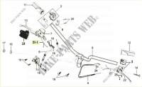 STEERING HANDLE  for SYM MIO 100 SS (HU10W1-6) (K5) 2005