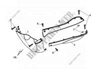 FRONT SPOILER   SIDE COVER for SYM FIDDLE II 125 (AW12A1-4) (L1) 2011