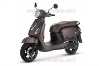 BROWN (BR-497U)  125 sym-motorcycle 2019 FIDDLE III 125I (XA12W4-EU) (L7-M0) 1