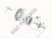FRONT WHEEL for SYM FIDDLE IV 125 LC ABS (XG12WW-EU) (M0) 2020
