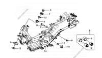 CHASSIS for SYM GTS 125 (LM12W-6) (K7-K8) 2007