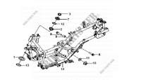 CHASSIS for SYM GTS 125 EURO 3 (LM12W3-6) (K8) 2008
