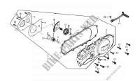 TRANSMISSION COVER for SYM GTS 125 EURO 3 (LM12W3-6) (K8) 2008