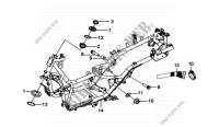 CHASSIS for SYM GTS 125 EVO (LM12W5-F) (K9-L0) 2009