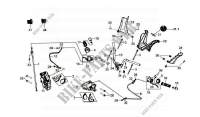 HANDLEBAR   BRAKE for SYM GTS 125 EVO (LM12W5-F) (K9-L0) 2009