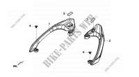 RIGHT LEFT REAR CARRIER for SYM GTS 125I (LN12W7H-FR) (L5) 2015