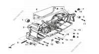  LEFT CRANKCASE  for SYM GTS 125I ABS (LN12W9-EU) (L4-L5) 2014
