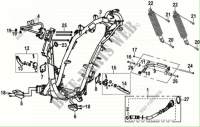 FRAME BODY   ENGINE HANGER for SYM JET 14 125-XB1 (XC12WW-EU) (E4) (L7-M0) 2017