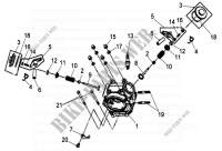 CYLINDER HEAD for SYM ALLO 50 (25 KMH) (AJ05W6-6) (L1-L5) 2011