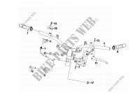 HANDLEBAR for SYM FIDDLE II 50 (25 KMH) (NEW ENGINE) (AF05W1-6) (K9-L2) 2009