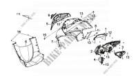 FRONT COVER ASSY for SYM JOYRIDE 125 (LF12W-6) 2009