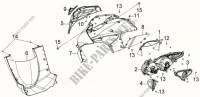 FRONT COVER ASSY for SYM JOYRIDE 125 (LF12W-6) (L0-L3) 2012
