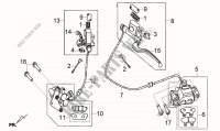 FRONT REAR BRAKE for SYM JOYRIDE 125 (LF12W-6) (L0-L3) 2013