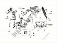 FRAME BODY   ENGINE HANGER for SYM ORBIT III 125 (XE12W2-EU) (E5) (M1) 2021