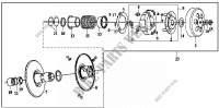 VARIO DRIVE PULLEY for SYM SHARK 125 DUAL DISK (HS12W1-6) (K2-K4) 2002