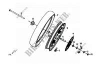 FRONT WHEEL ASSEMBLY for SYM SYMPHONY 125 (AY12W1-T) (L1) 2011