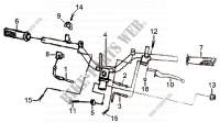 STEERING HANDLE COMPONENT for SYM SYMPHONY 125 (AY12W-T) (K9) 2009