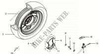 REAR WHEEL for SYM VS 125 (HV12WB-6) (K9-L3) 2011