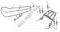 SEAT / REAR CARRIER for SYM XS-125-K (MD12B2-E) 2010