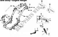 FRAME BODY   ENGINE HANGER for SYM FIDDLE III 200I (XA20W1-EU) (L6) 2016