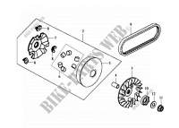 MOVABLE DRIVE FACE for SYM HD 200 (LH18W5-6) (K6-L0) 2010