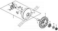 MOVABLE DRIVE FACE for SYM TRACKRUNNER 200 (UA18A2-F) (K5-K6) 2005