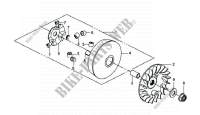 MOVABLE DRIVE FACE  for SYM GTS 250 EURO 2 (LM25W-6) (K5-K6) 2006