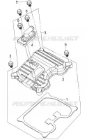 CYLINDER HEAD COVER  250 sym-motorcycle 2007 QUAD LANDER 250 (UA25A-6) (K5-K7) 1