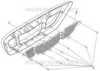 FRONT BUMPER  250 sym-motorcycle 2005 QUAD LANDER 250 (UA25A-6) (K5-K7) 24